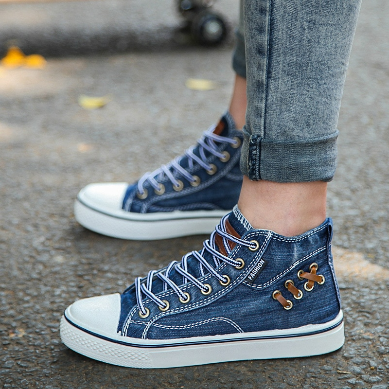 Britt - Modische Denim Sneakers Damen