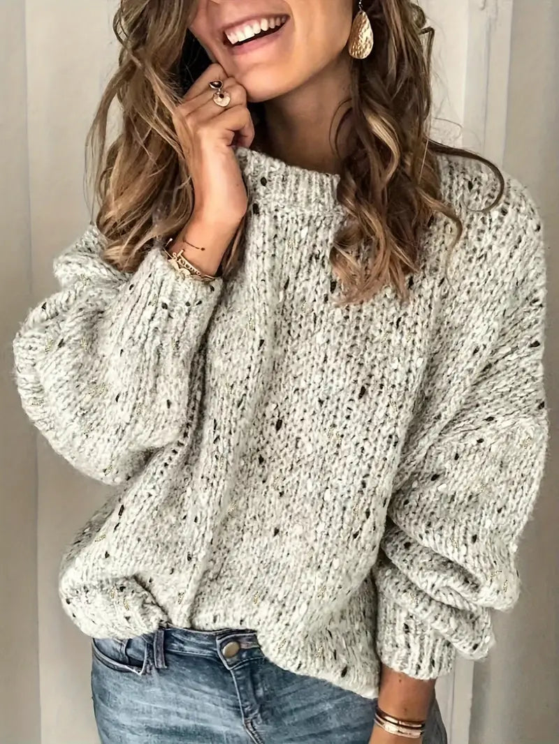 Elian | Gemütlicher Vintage-Sweater mit Punkten