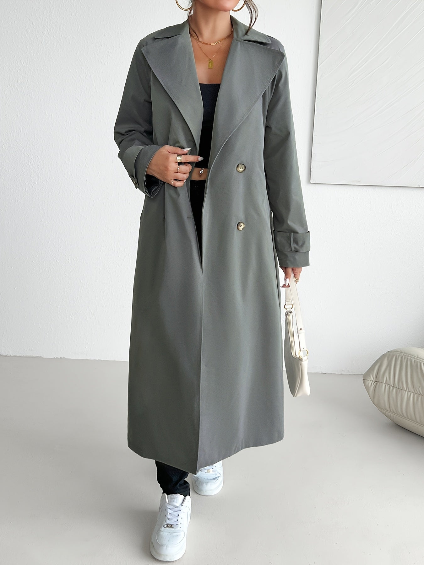 Langer Mantel für Damen