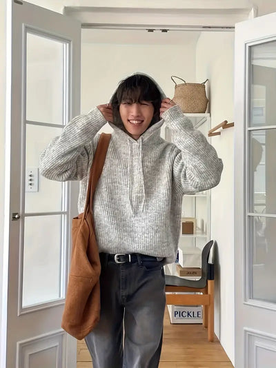 Michi - Müheloser Stil Trendiger Gestreifter Strickpullover