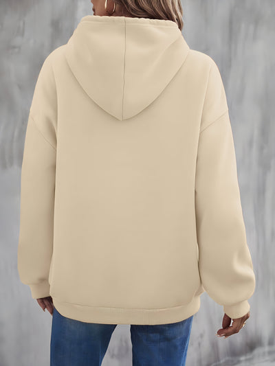 Elisa® | Kapuzenpullover mit New York-Print und Kordelzug