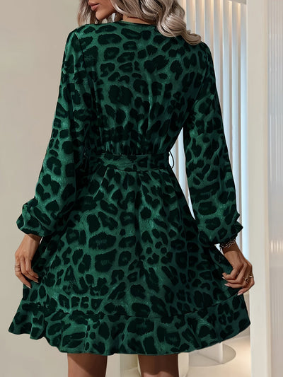 Stylisches Kleid mit Leopardenmuster für Damen