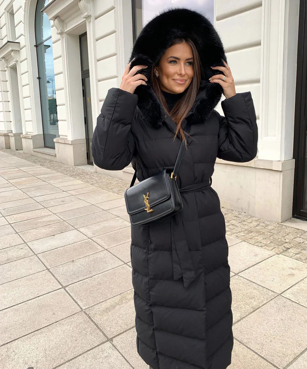 Quiana® | Langer Wintermantel