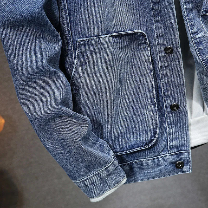 Klassische Denimjacke mit Kapuze Rainer