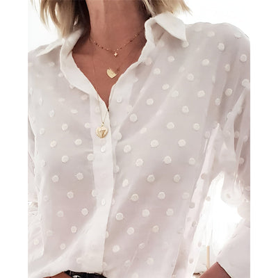 Kalina | Elegante Polka Dot Bluse