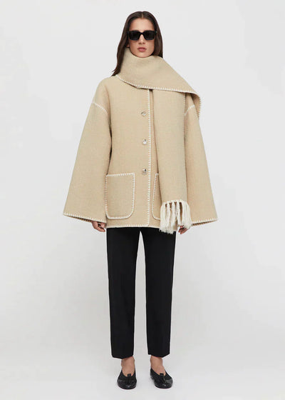 Fiona® | Premium-Jacke mit Seidenschal