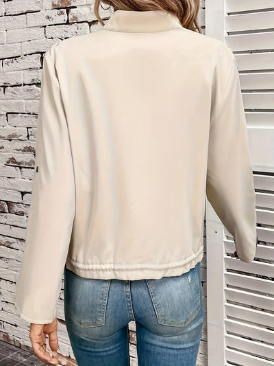 Gabriela® | Jacke mit Pattentaschen, Reißverschluss und Kordelzug