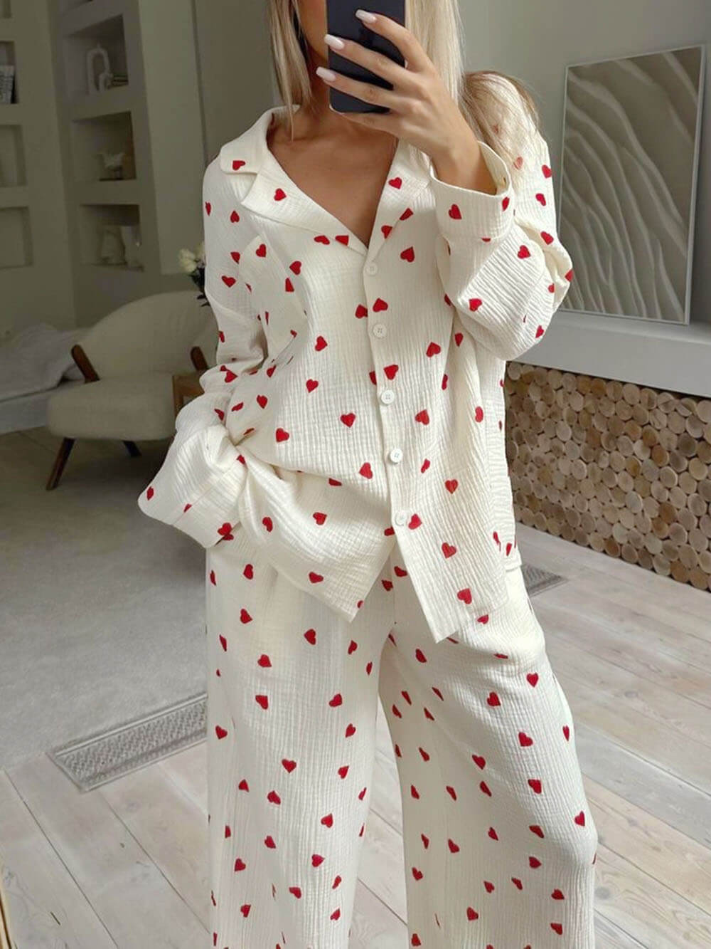 Bequemes Pyjama Set für Damen