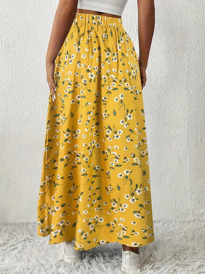 Louvina – Maxirock mit Blumenschlitz