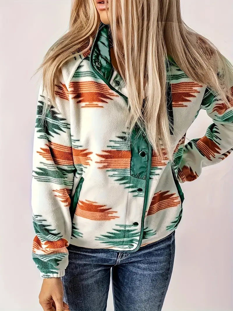 Finley | Trendige Aztec-Muster Jacke