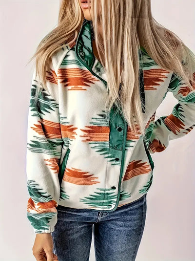 Finley | Trendige Aztec-Muster Jacke