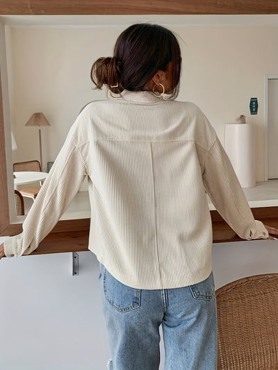 Graciela® | Solide, langärmlige Jacke mit Knopfleiste vorne für Damen