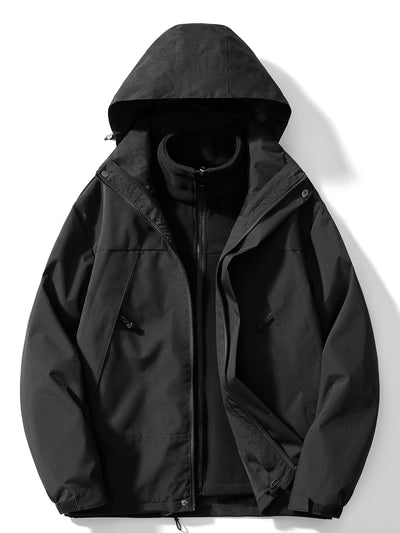 Wasserdichte Jacke mit Kapuze für Herren