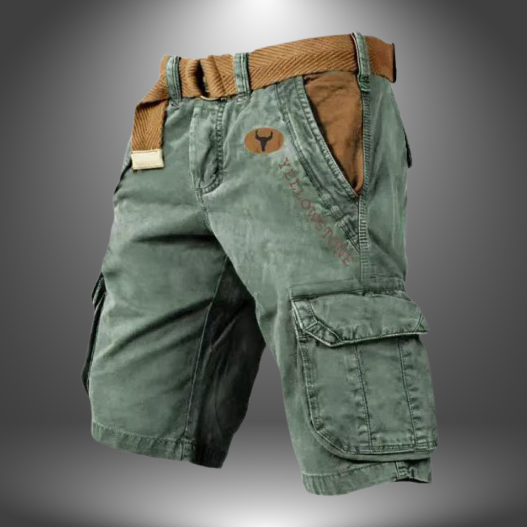 YELLOWSTONE - HANDGEFERTIGTE CARGOSHORTS