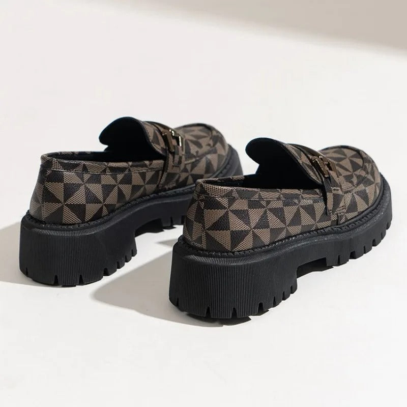Els - Geometrische Plateau-Loafer für Damen