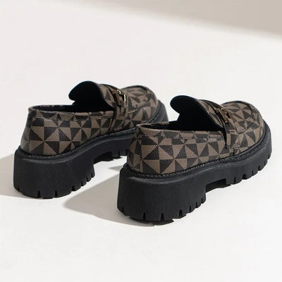 Els - Geometrische Plateau-Loafer für Damen