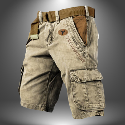 YELLOWSTONE - HANDGEFERTIGTE CARGOSHORTS