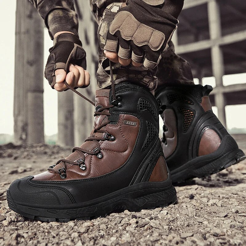 Bernard - Wasserdichte Lederstiefel für Männer
