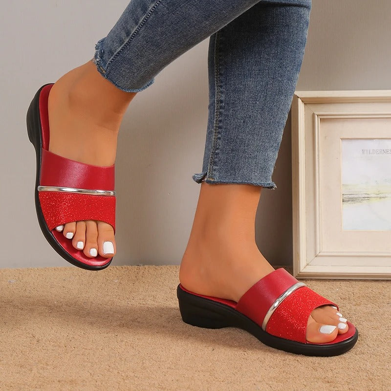 Indra - Bequeme und Glitzernde Sandalen