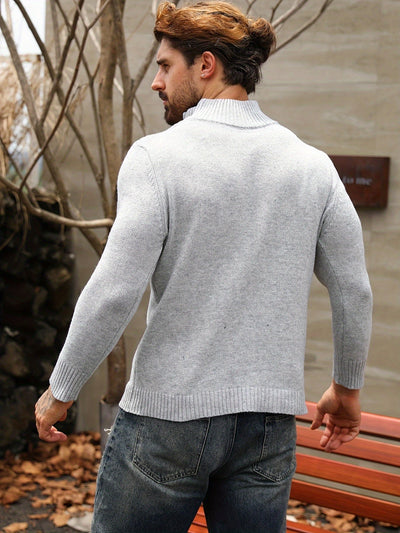Klassischer Rollkragenpullover für Herren