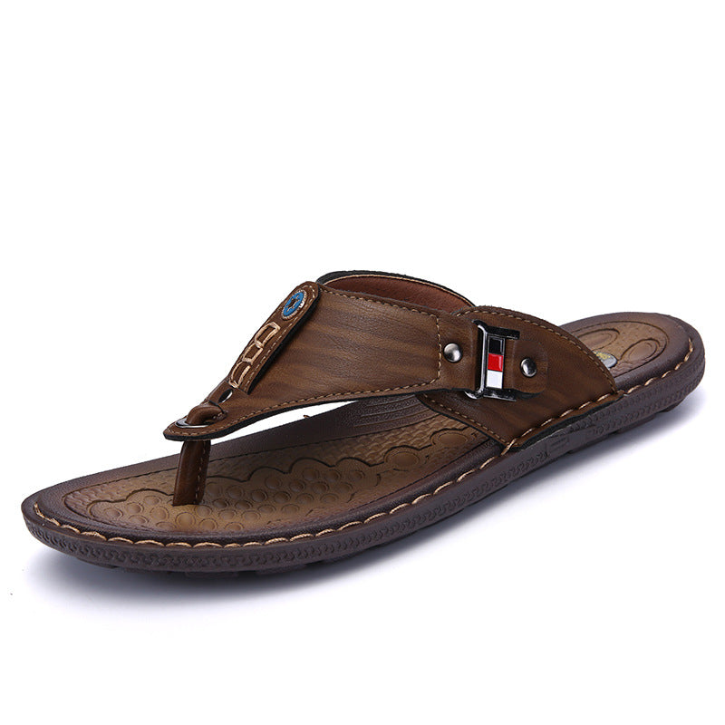 Kees - Herren Leder Flip Flops