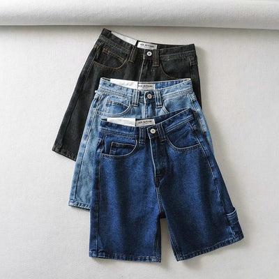 Angelique - Hohe Denim Taille Hose