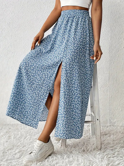 Louvina – Maxirock mit Blumenschlitz