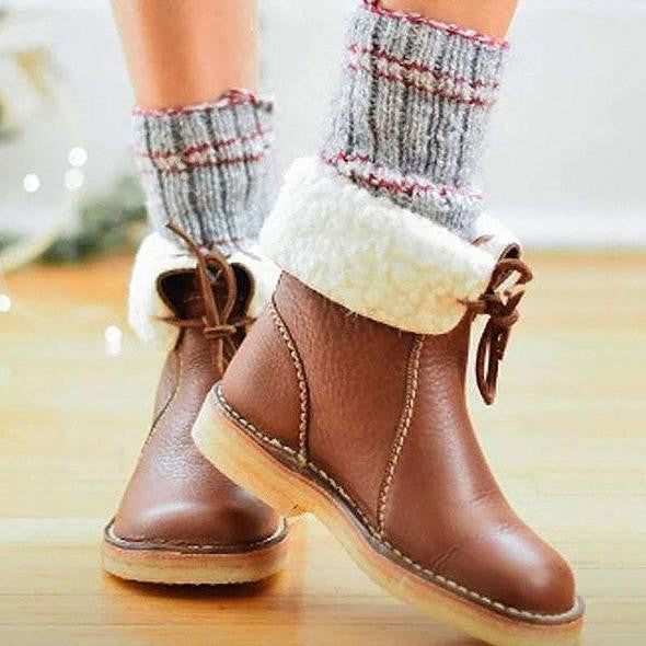 Alba® | Wasserdichte Stiefel mit Wollfutter