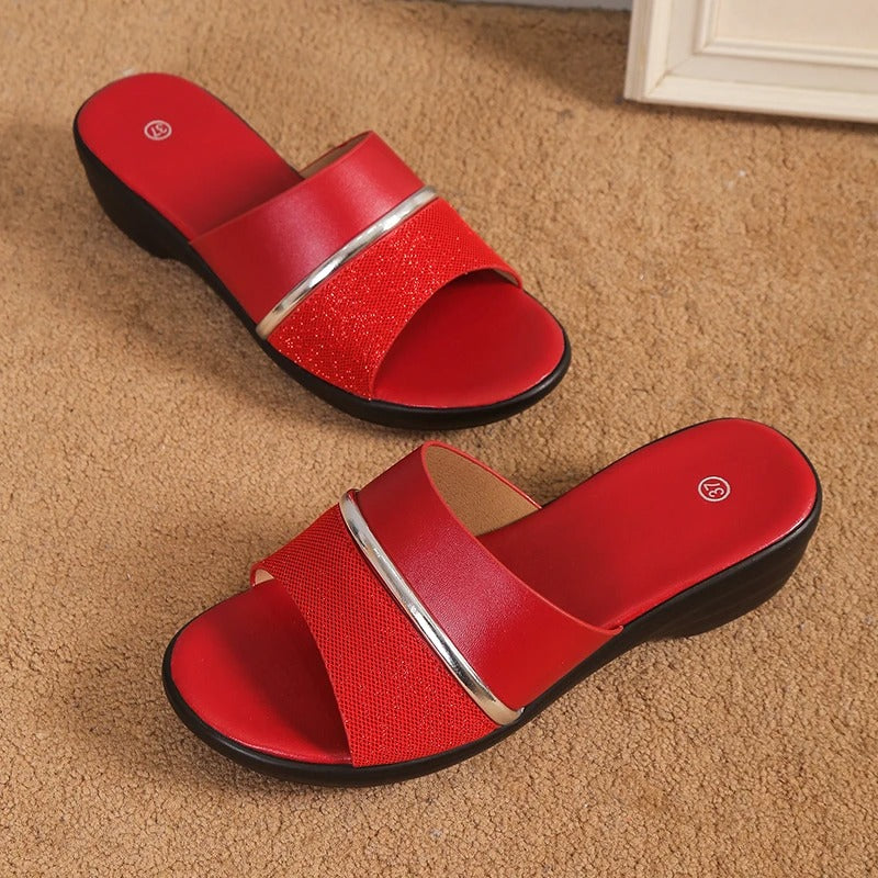 Indra - Bequeme und Glitzernde Sandalen
