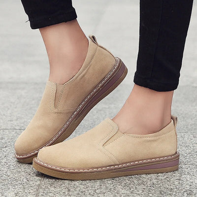 Keila - Raffinierter Loafer aus Wildleder für Damen