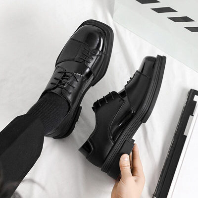 Leon - Schlanke Und Moderne Schwarze Lederschuhe