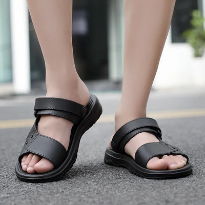 Jerremy - Bequeme und Modische Ledersandalen