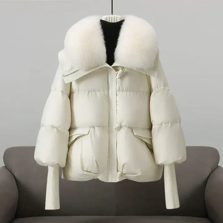 Jovita® | Luxuriöse Winterjacke mit Pelzkragen