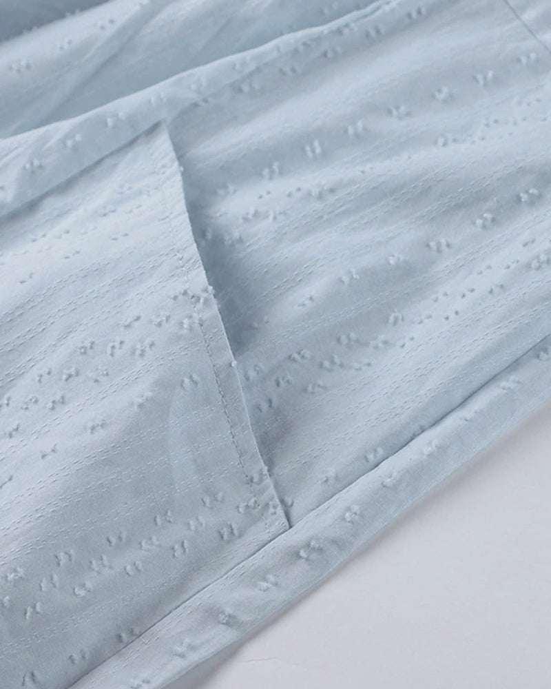 Unifarbenes Kleid mit Taschen Vianne