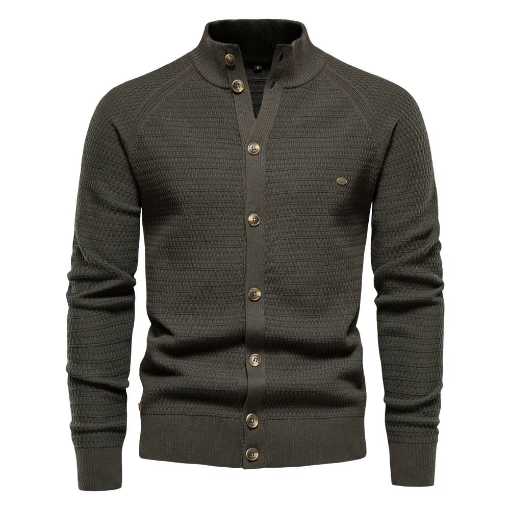 Gemütliche Baumwoll Strickjacke für Herren Jarv