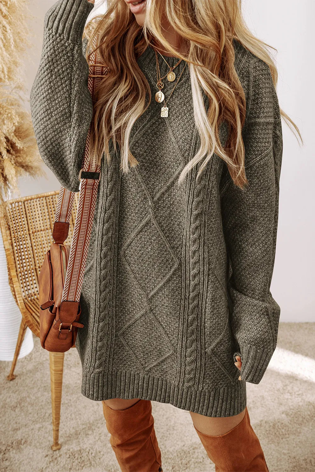 Selena® | Langer Strickpullover