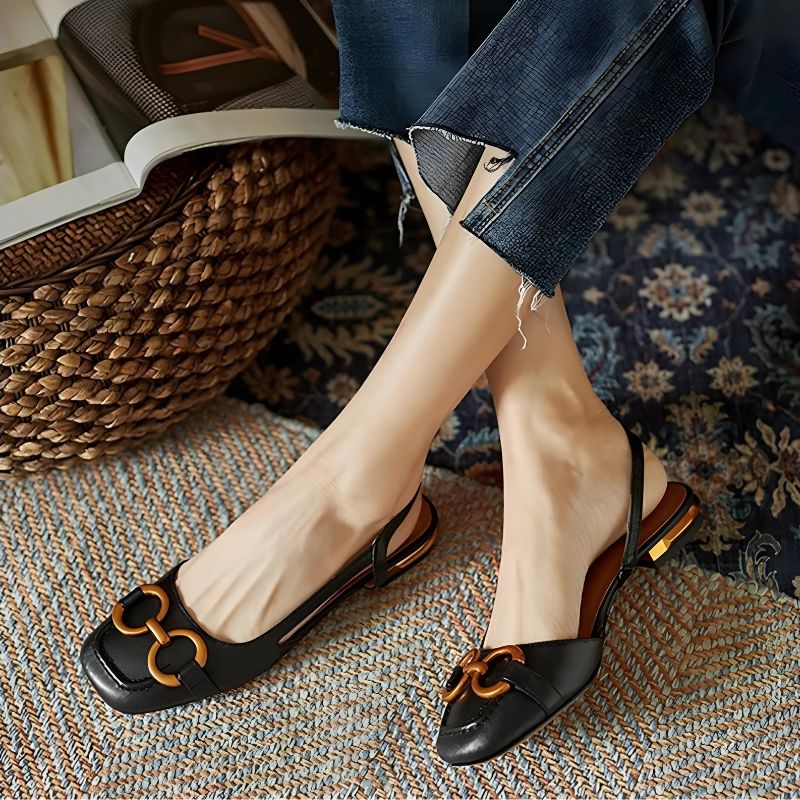 Joanna - Elegante Vintage-Sandalen