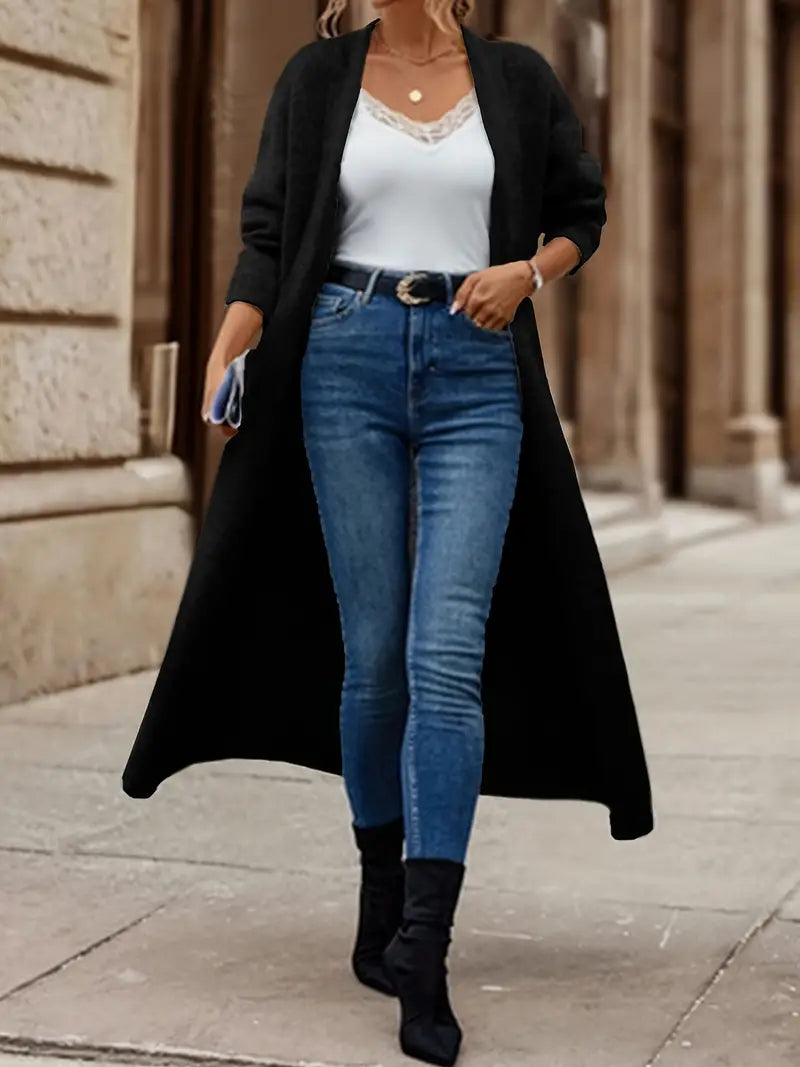 Ava | Offener Duster-Cardigan