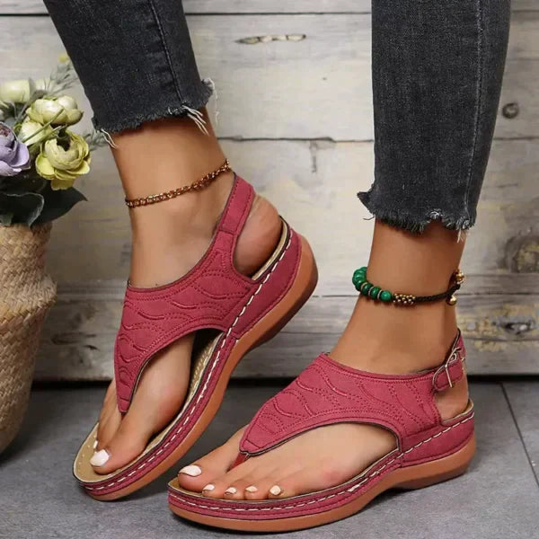 Karlin - Modischen Ledersandalen für den Sommer