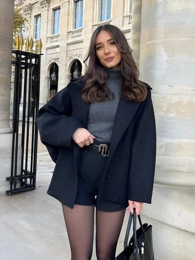 Franziska | Elegante Oversized Wolljacke