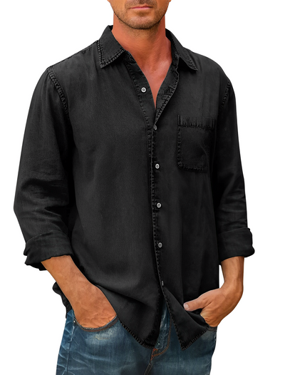 Vince - Herren-Denim-Hemd