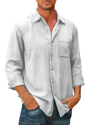 Vince - Herren-Denim-Hemd