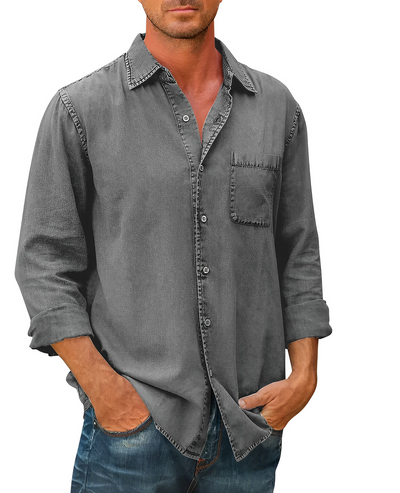 Vince - Herren-Denim-Hemd