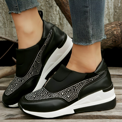 Gisella - Stylische Damen Sneaker mit Glitzer