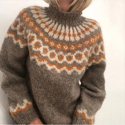 Giselle® | Nordischer Wollpullover