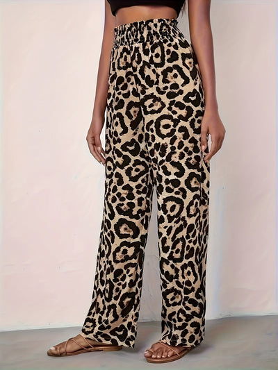 Dolores® | Hose mit weitem Bein und Leopardenmuster