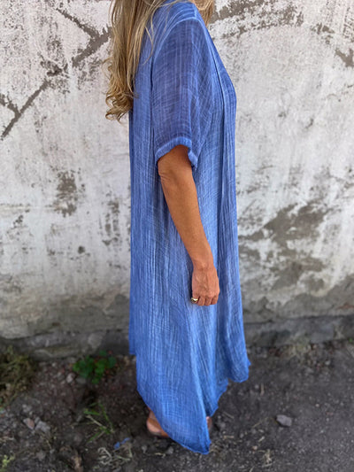 Kleid aus Baumwoll Leinen Mix Tami