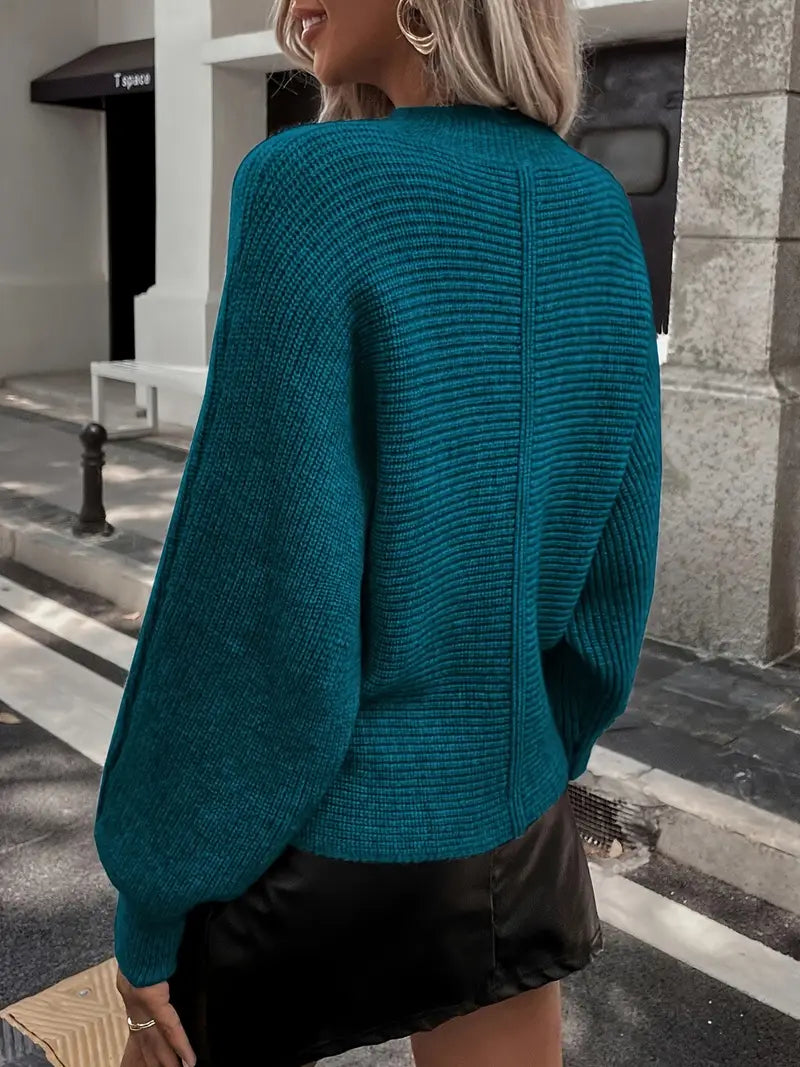 Nikita | Acryl-Strickpullover mit Rundhalsausschnitt