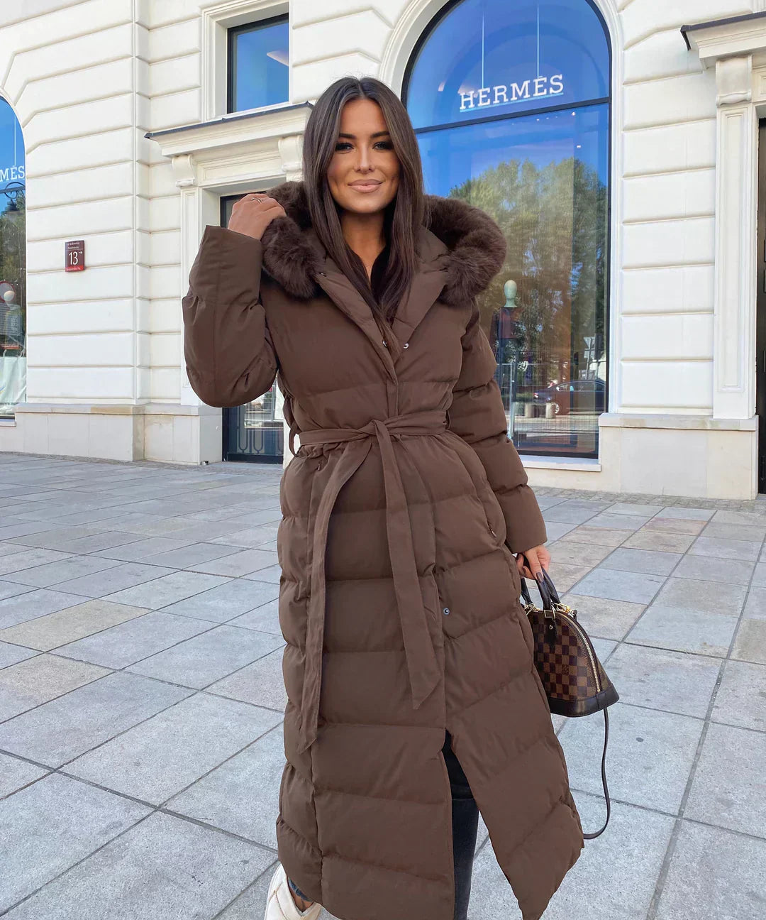 Quiana® | Langer Wintermantel