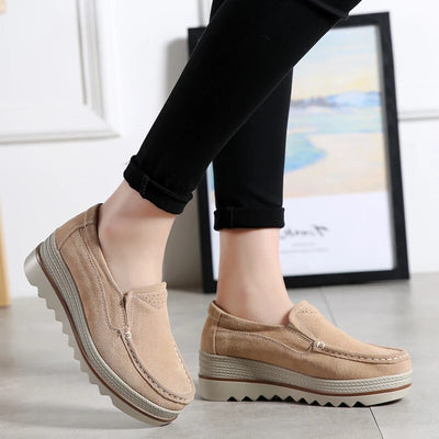 Jesslynn - Damen Plateau-Loafers
